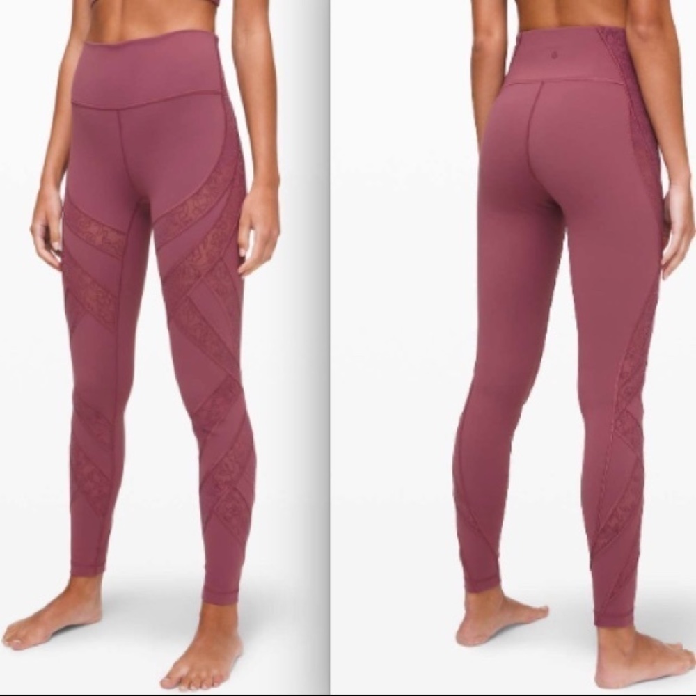 Lululemon Wunder Under High-Rise Tight* Flocked 28" Size 10